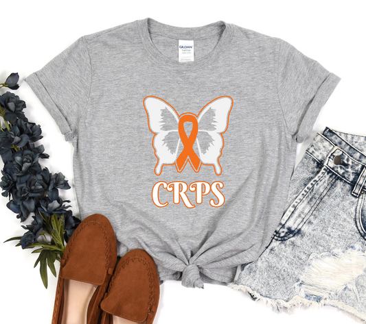CRPS Awareness - CRPS Awareness Butterfly T-Shirt (PREORDER)