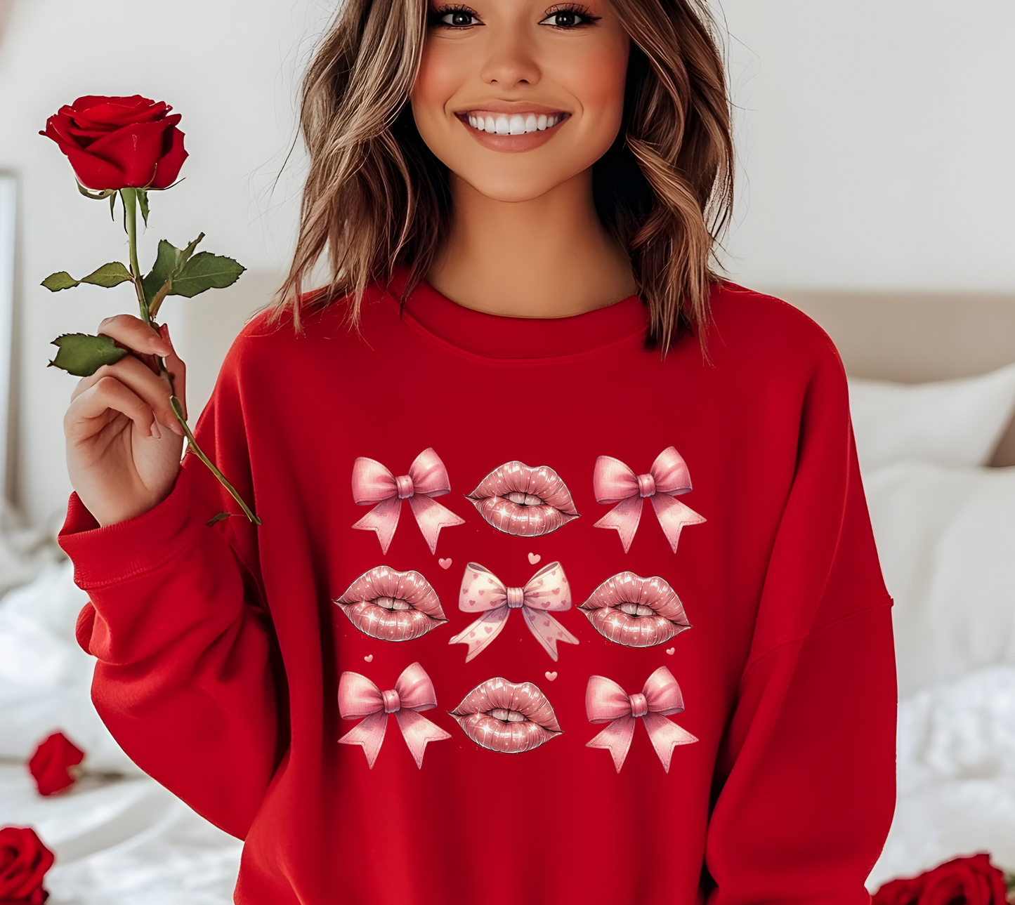 Lips & Bows Crewneck