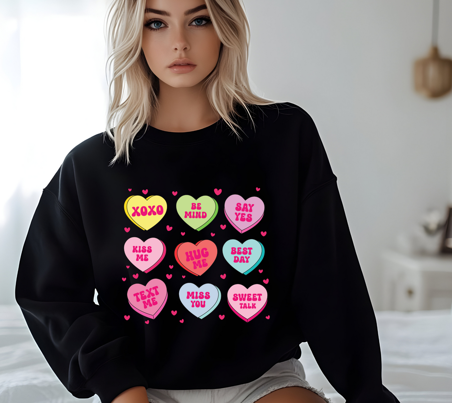 Convo Hearts Crewneck