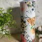 Oops Wild Floral Highland Cow 20 oz Tumbler