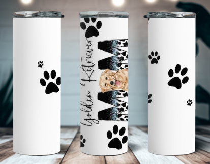 Golden Retriever Mom 20 oz Tumbler